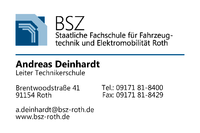 Visitenkarte BSZ Technikerschule